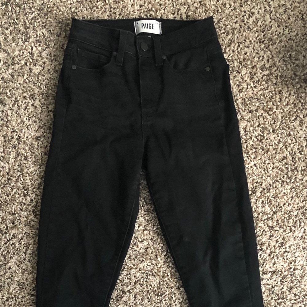 Black Paige Jeans size 23! High waist!